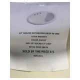 19" Round Bathroom Drop In Sink x 4