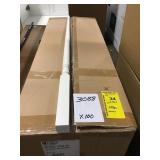 1 1/4" x 36 High Gloss White Primed spindle x 100