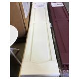 Adjustable White Paintable Plastic shutters x 10