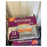 13 Gallon Drawstring Trash Bags x2