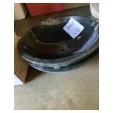 15" Black Granite Vessel Sink x2