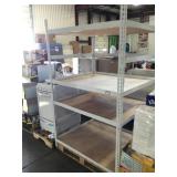 Steel shelving unit