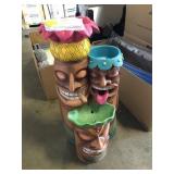3 tier tiki fountain with LED lights