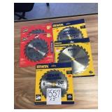 IRWIN Classic 6-1/2in. 24T Saw blades x5