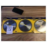 IRWIN classic 7-1/4in. 60T saw blades x3