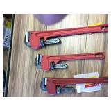 Pipe wrenches sold by the pc. X3