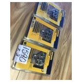 IRWIN Hanson mixed tap and die sets. X3