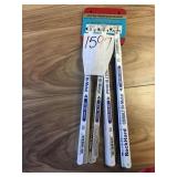 Hack saw blades sold by the display