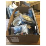 Mixed tray of wire wheels, hole saws and more