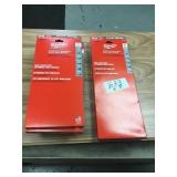 Milwaukee deep cut and compact band saw blades x8