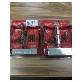 Milwaukee 15pc. Cobalt drill bit set x2