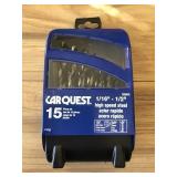 Carquest 15pc. High speed steel drill bit set x2