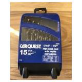 Carquest 15pc. High speed steel drill bit set x2