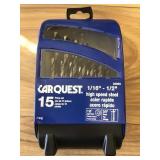 Carquest 15pc. High speed steel drill bit set x2