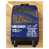 Carquest 15pc. High speed steel drill bit set x2