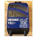 Carquest 15pc. High speed steel drill bit set x5
