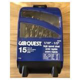 Carquest 15pc. High speed steel drill bit set x5