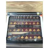 Professional woodworker 35pc. Router bit set