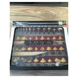 Professional woodworker 35pc. Router bit set