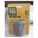 Sutherlands Pro 2-5/8in. Grit hole saws