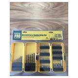 Sutherlands pro HSS drill and combo drive set X2