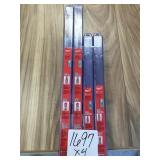 Milwaukee 12in. And 18in. Bell hangers x4