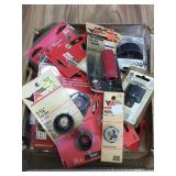 VA hole saws by the tray.