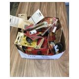 Mixed box of hole saws sells for one money.