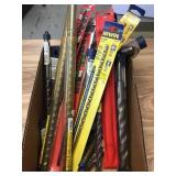 Concrete and hammer drill bits.  By the box