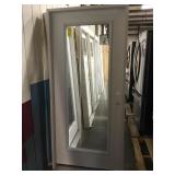 36" LH 15 Lite Fiberglass Exterior Door