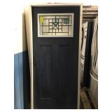 36" RH Fiberglass Craftsman Style Exterior Door