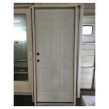 32"x76" RH Steel 6 Panel Exterior Door