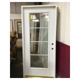 36" LH Fiberglass Fullview Exterior Door