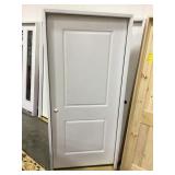 36" RH Fiberglass 2 Panel Exterior Door