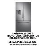 27 cu ft Samsung French Door Refrigerator