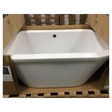 Lowell Canvas White FreeStanding Soaking tub