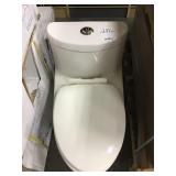 Dual Flush Elongated 1-Piece Complete Toilet