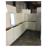 15 Pc Silvercreek 30" Shaker White Kitchen