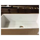 9" Deep White Farm Sink