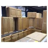 15 Pc Silvercreek 36" Mocha Maple Kitchen