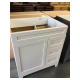 30" Anka White Vanity Cabinet