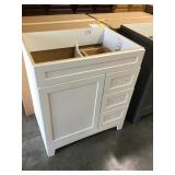 30" Anka White Vanity Cabinet