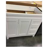 36" Cement Grey Vanity Cabinet