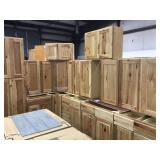 15 Pc Silvercreek 36" Shaker Hickory Kitchen