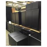 15 pc 36" Shaker Black Kitchen