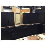 13 pc 36" Shaker Black Kitchen