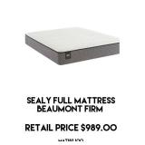 Sealy Beaumont Firm Full Mattress