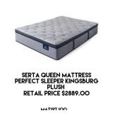 Serta Plush Queen Mattress