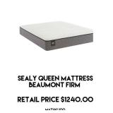 Sealy Beaumont Firm Queen Mattress