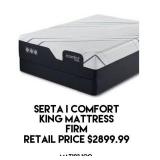 Serta I Comfort Firm King Mattress